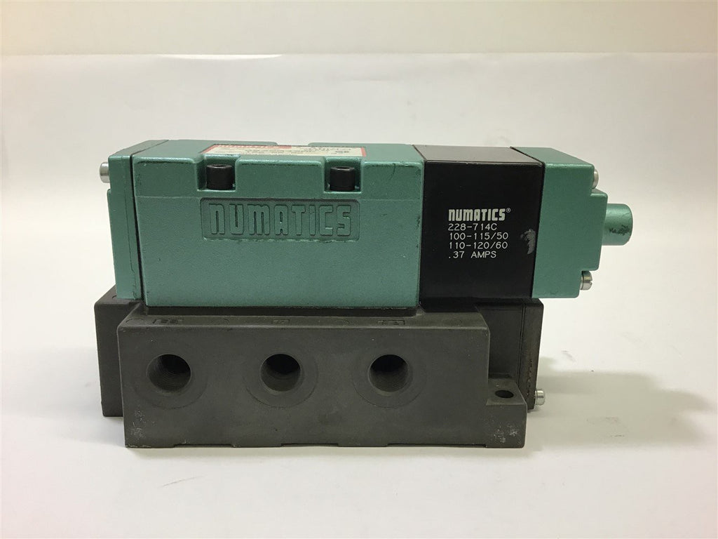 Numatics 553SA43AK Solenoid Valve 120 V 50/60 Hz 0.37 A 150 PSIG
