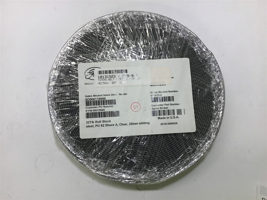 Gates Mectrol 10131523 Timing Belt Aprox 52 Feet 25MM Slitting 32T5/ R