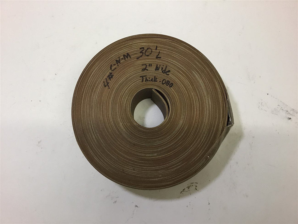 Conveyor Belting 2" W x 0.08" Thick x 30' L