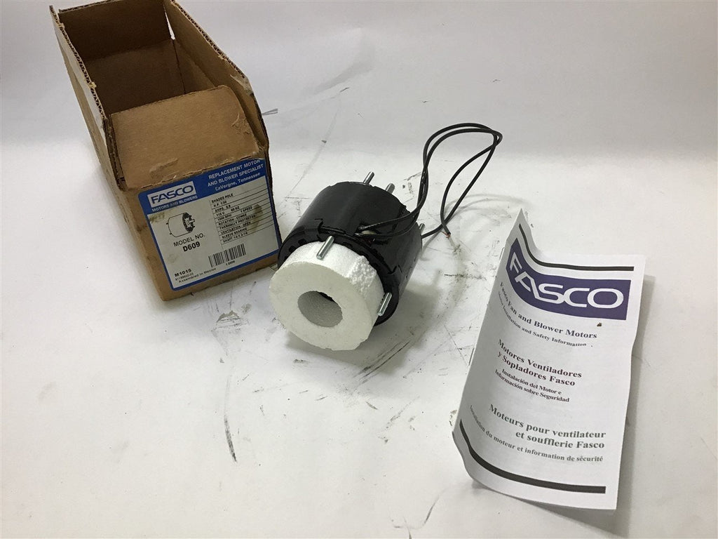 Fasco U73B1 115 V AC Motor 1/50 HP 0.9 Amp 1500 RPM