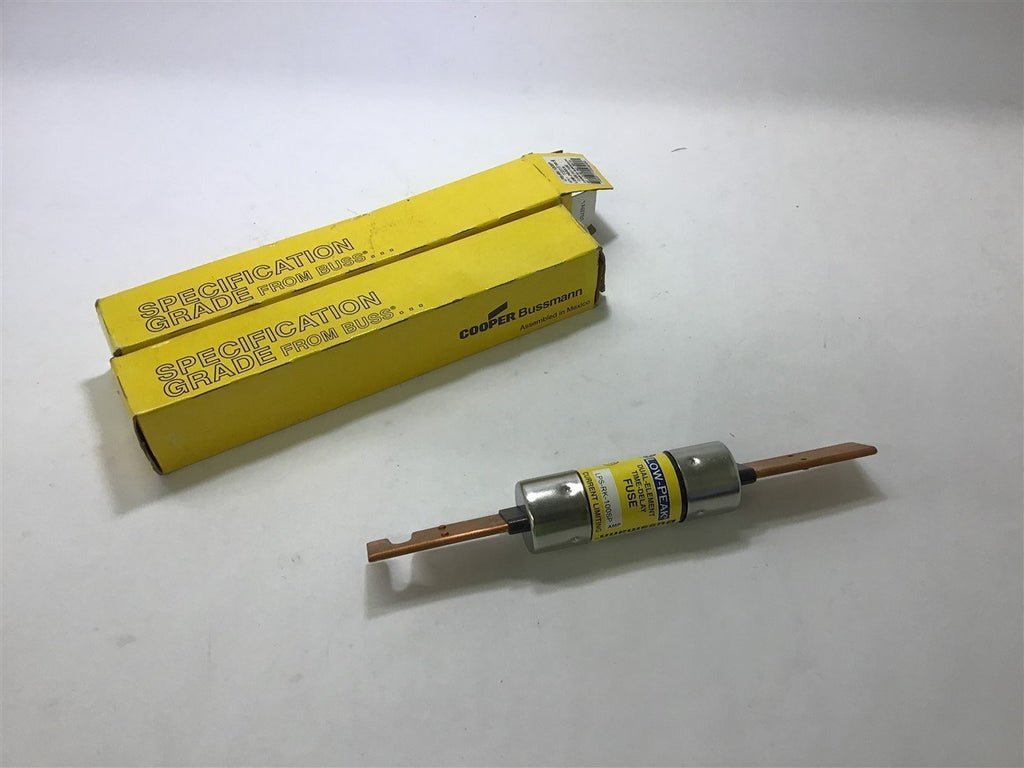 Cooper Bussmann LPS-RK-100SP Low-Peak Fuse 100 Amp 600 Volts Lot of 2