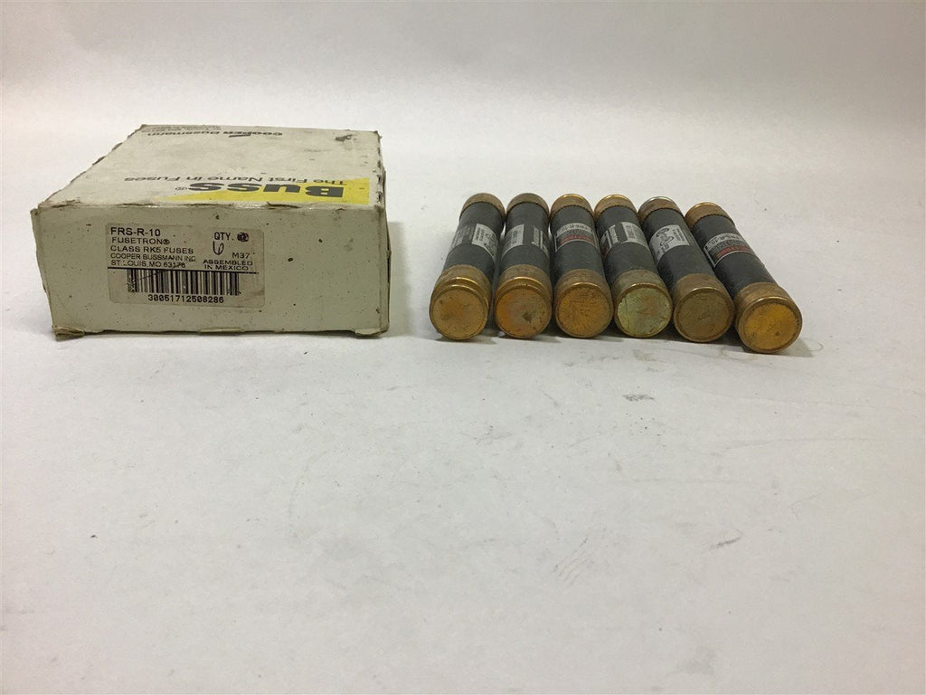 Cooper Bussmann FRS-R-10 Fuse 10 Amp Box of 6