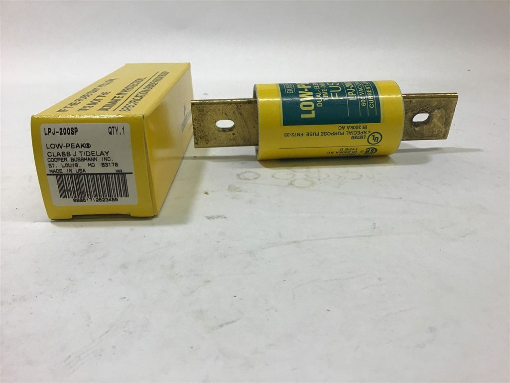 Bussmann LPJ-200SP Low-Peak Fuse 200 Amp 600 Vac
