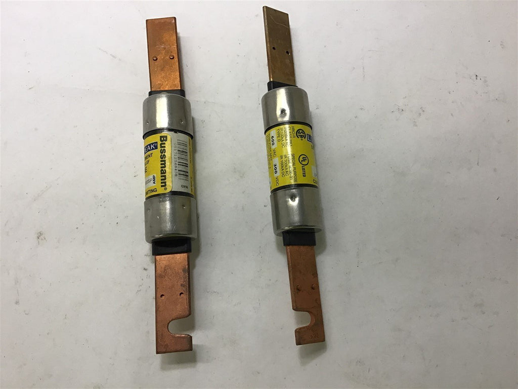 Cooper Bussmann LPS-RK-100SP Low-Peak Fuse 100 Amp 600 Volt Lot of 2
