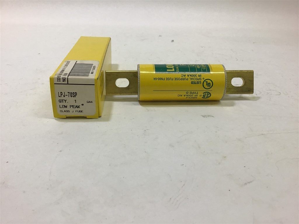 Bussmann LPJ-70SP Low-Peak Fuse 70 Amp 600 Vac