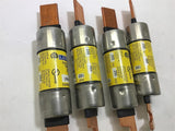 Cooper Bussmann LPN-RK-100SP Low-Peak Fuse 100 Amp 600 Volt Lot of 4