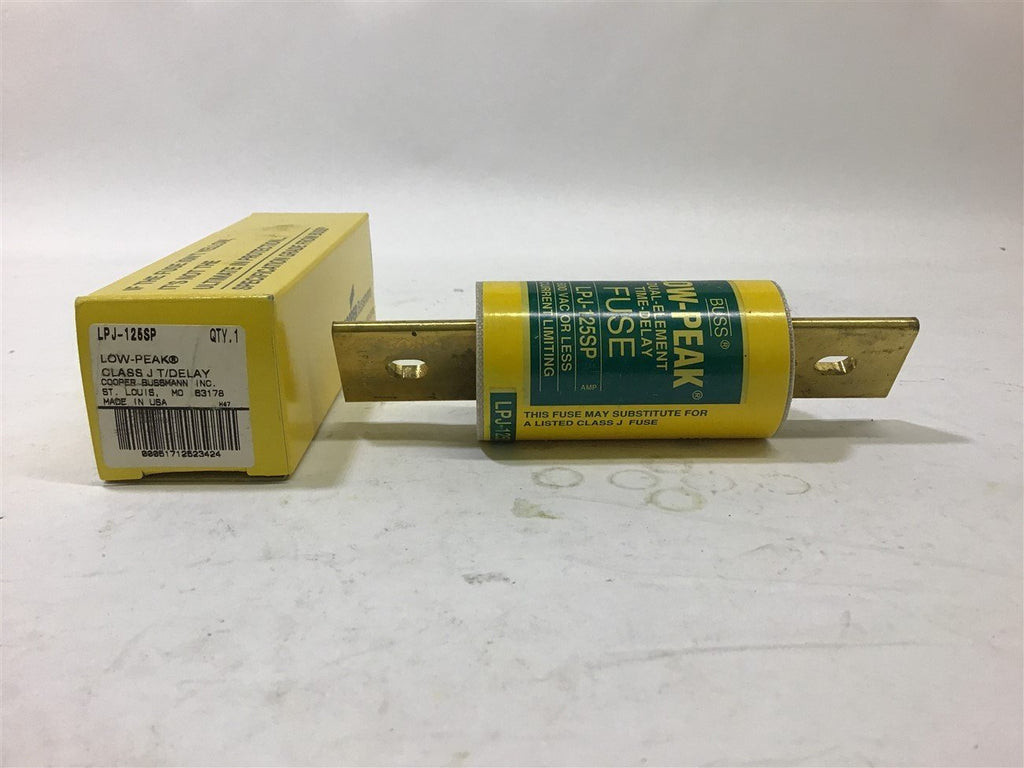 Bussmann LPJ-125SP Low-Peak Fuse 125 amp 600 vac