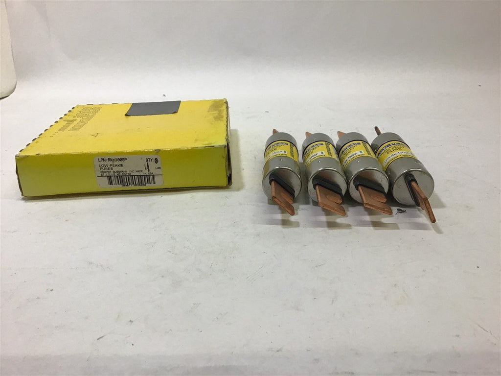 Bussmann LPN-RK-100SP Low-Peak Fuse 100 Amp Box of 4