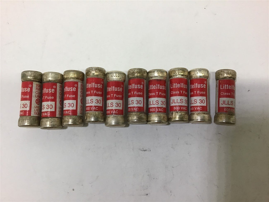 Littelfuse JLLS 30 Fuse Class T 600 VAC Lot of 10