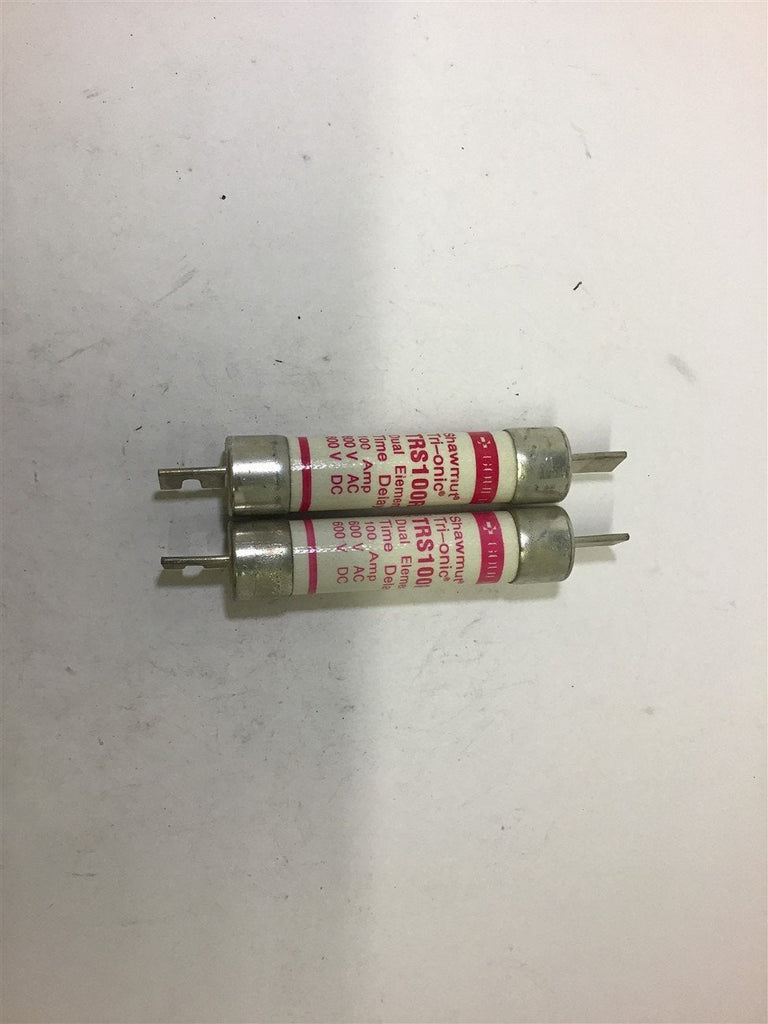 Shawmut TRS100R Tri-onic Fuse 600 VAC Lot of 2