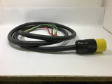 50 Amp 125/250 Volt Locking Male Cord Plug 10-1/8" Long