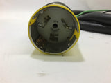 50 Amp 125/250 Volt Locking Male Cord Plug 10-1/8" Long