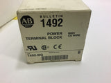 Allen Bradley Bulletin 1492-BG Power Terminal Block 600V CU Wire Ser B
