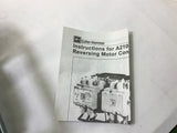 Cutler-Hammer A250M2CAC Motor Control Model J Code C030730 200V Size 2 3ph