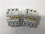 Allen Bradley Bulletin 1492-FB3C30-L Fuse Holder Ser A 600V 30A2 PCS
