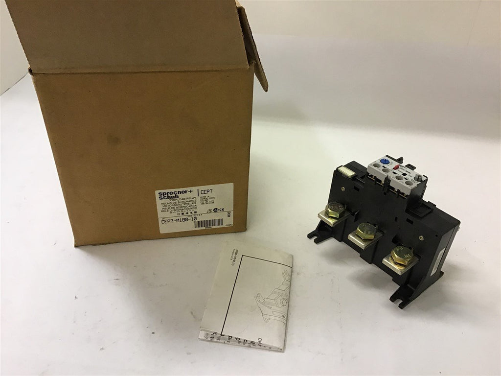 Sprecher+Schuh CEP7-M180-10 Overload Relay 57-100A