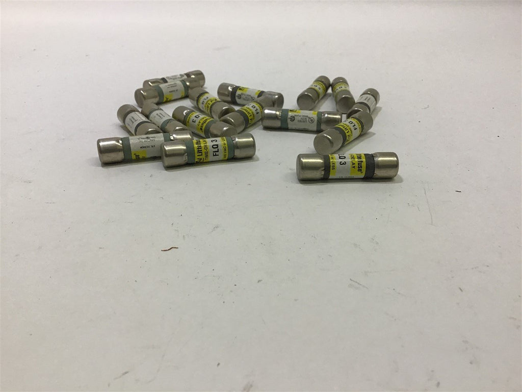 Littelfuse FLQ 3 Fuse 500 Vac Lot of 16