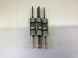 Fusetron FRS-R-100 Dual Element Fuse Lot of 3