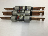 Fusetron FRS-R-100 Dual Element Fuse Lot of 3