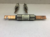 Fusetron FRS-R-100 Dual Element Fuse Lot of 3