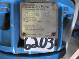 ITT A-C Pump 731 Plus Size 3X2X8.5E F4H1-391 F93007 52-053-232-000 Model #100