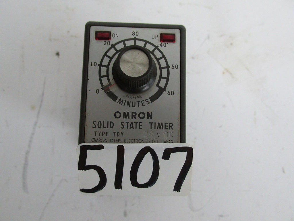 Omron Solid State Timer - Tdy-24Dvc - Range 0-60 Minutes - 8 Pin On Type 8 Pf