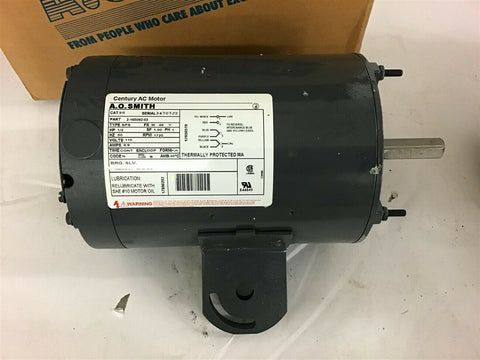 A.O. Smith 915 1/2 HP AC Motor 115 Volts 1725 Rpm 48Y Frame